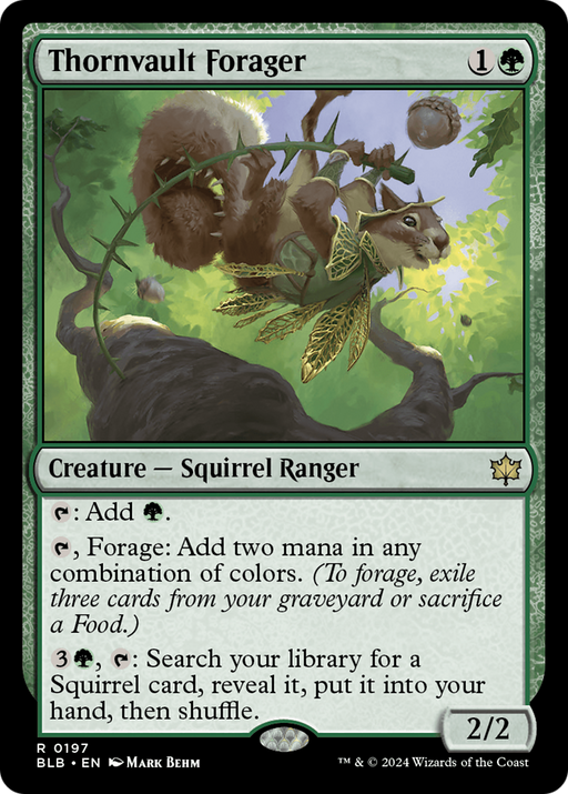 Thornvault Forager (BLB-197) [Bloomburrow] MTG Single Wizards of the Coast