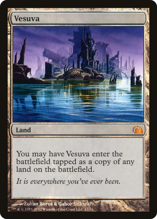Vesuva (V12-014) [Misc] From the Vault: Realms Foil MTG Single Wizards of the Coast