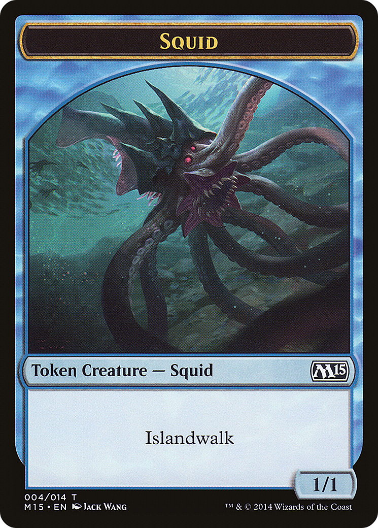 Squid Token (M15-004) [Tokens] Magic 2015 Tokens MTG Single Wizards of the Coast