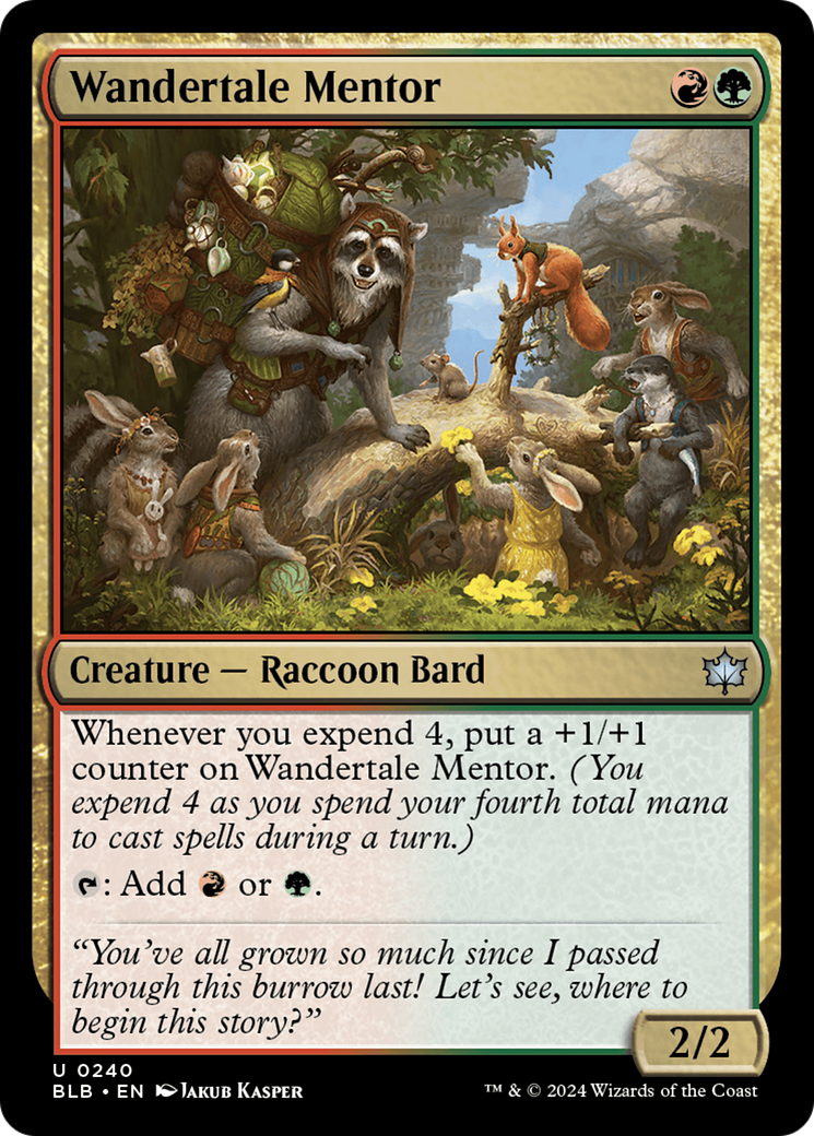 Wandertale Mentor (BLB-240) [Bloomburrow] MTG Single Wizards of the Coast