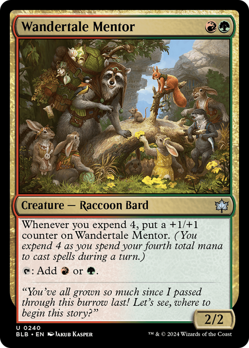Wandertale Mentor (BLB-240) [Bloomburrow] MTG Single Wizards of the Coast