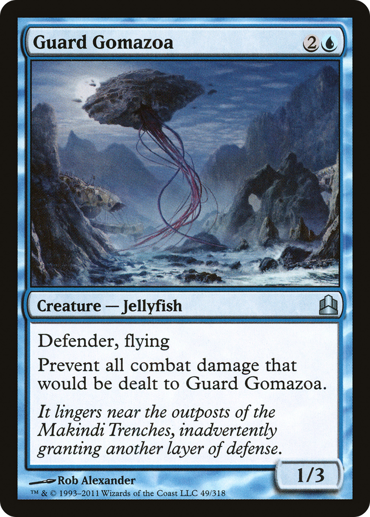 Guard Gomazoa (CMD-049) [Commander 2011] MTG Single Wizards of the Coast
