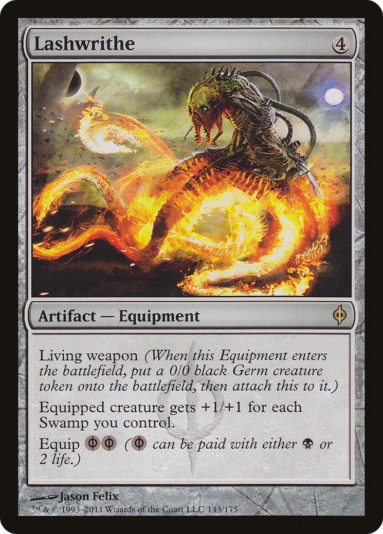 Lashwrithe (NPH-143) [New Phyrexia] MTG Single Wizards of the Coast