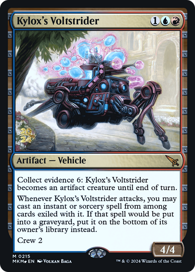 Kylox's Voltstrider (PRE-215) [Murders at Karlov Manor Promos] Foil MTG Single Wizards of the Coast