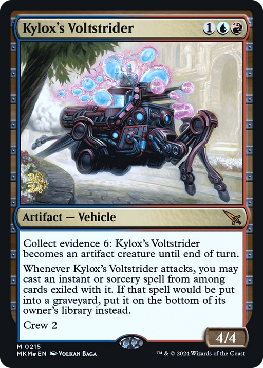 Kylox's Voltstrider (PRE-215) [Murders at Karlov Manor Promos] Foil MTG Single Wizards of the Coast