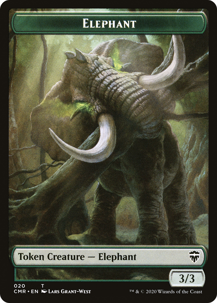 Elephant (TCMR-020) [Tokens] Commander Legends Tokens MTG Single Wizards of the Coast