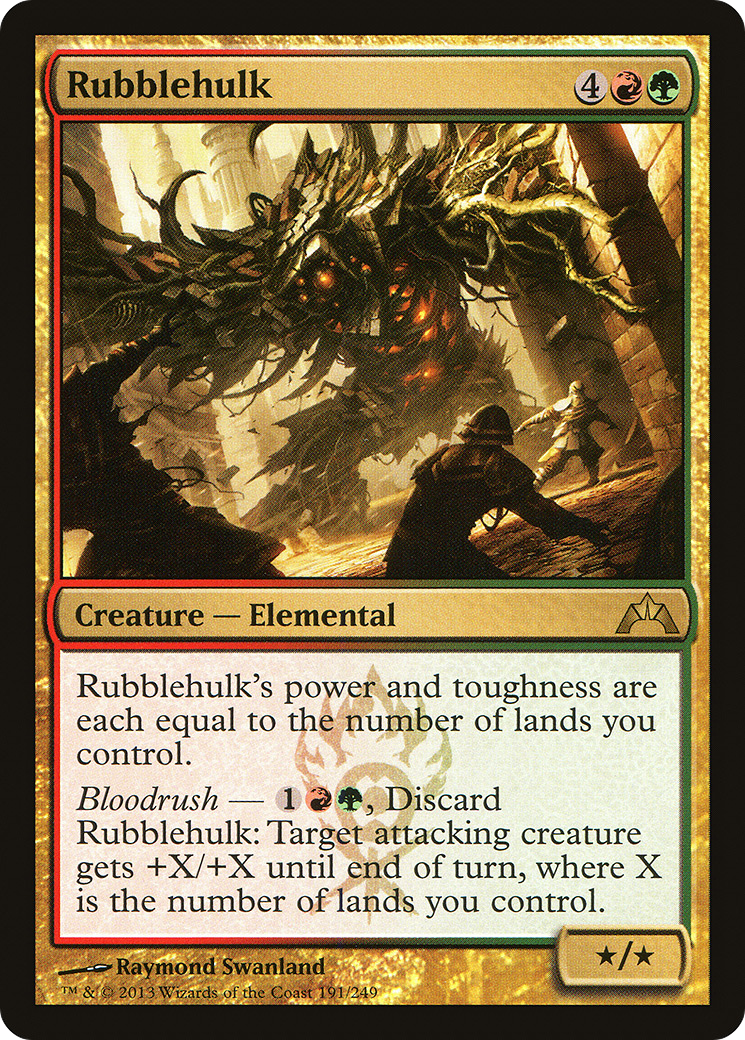 Rubblehulk (GTC-191) [Gatecrash] Foil MTG Single Wizards of the Coast