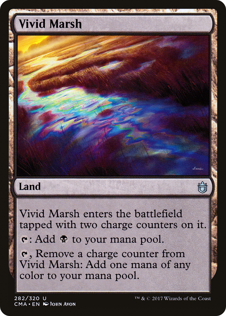 Vivid Marsh (CMA-282) [Commander Anthology] MTG Single Wizards of the Coast