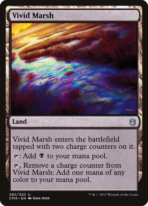 Vivid Marsh (CMA-282) [Commander Anthology] MTG Single Wizards of the Coast