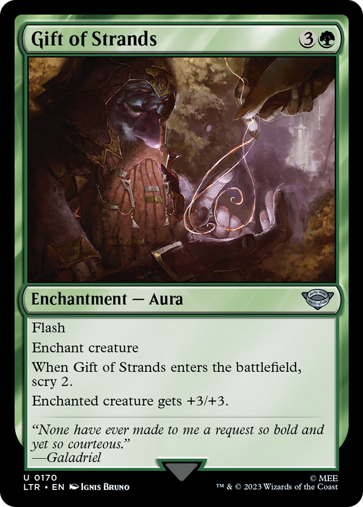 Gift of Strands (LTR-170) [The Lord of the Rings: Tales of Middle-earth] MTG Single Wizards of the Coast
