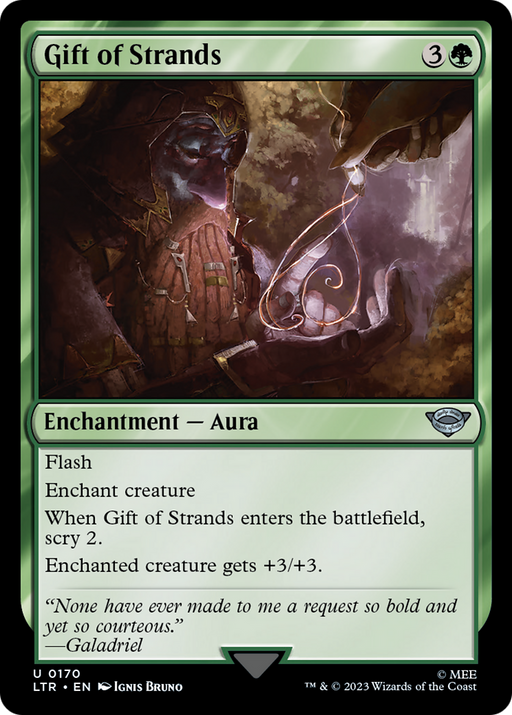 Gift of Strands (LTR-170) [The Lord of the Rings: Tales of Middle-earth] MTG Single Wizards of the Coast