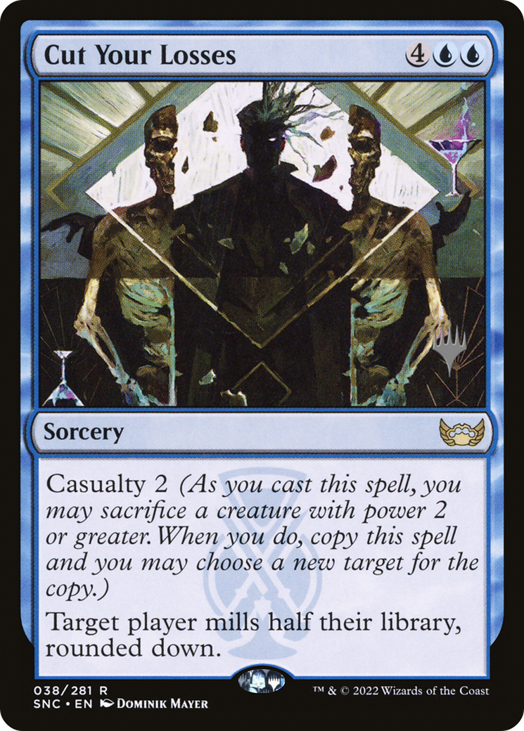 Cut Your Losses (PPSNC-38P) [Streets of New Capenna Promos] MTG Single Wizards of the Coast