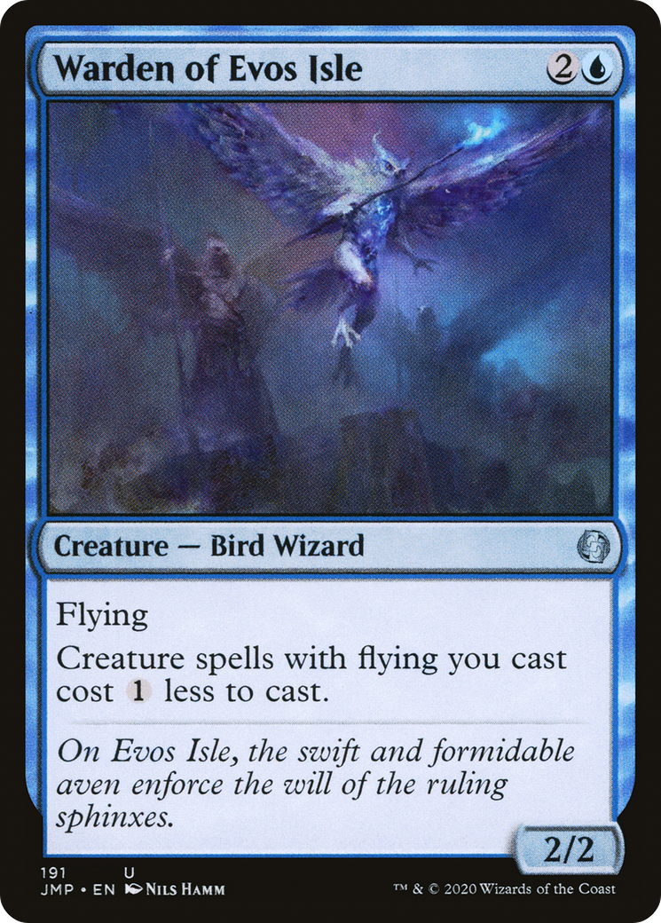 Warden of Evos Isle (JMP-191) [Jumpstart] MTG Single Wizards of the Coast
