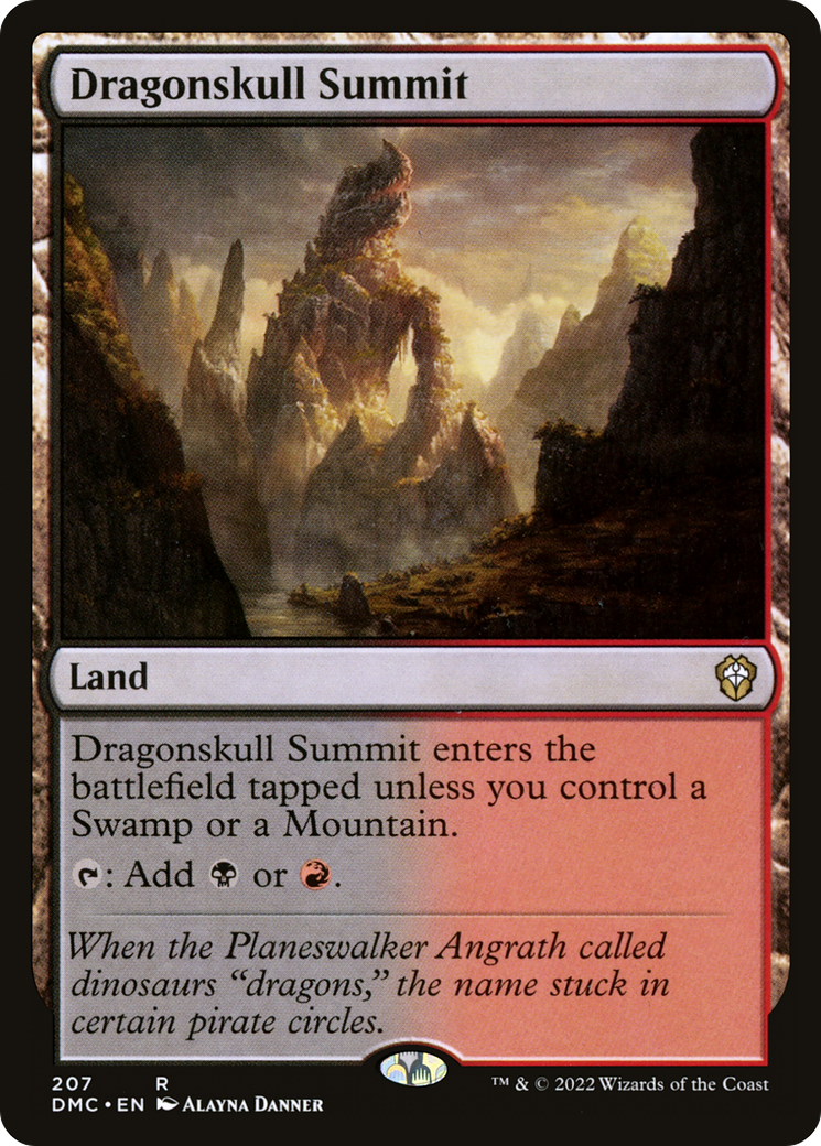 Dragonskull Summit (DMC-207) [Dominaria United Commander] MTG Single Wizards of the Coast