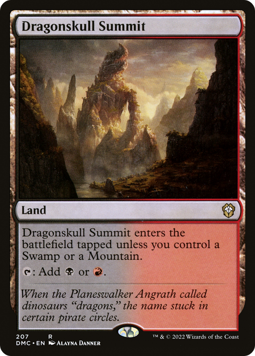 Dragonskull Summit (DMC-207) [Dominaria United Commander] MTG Single Wizards of the Coast