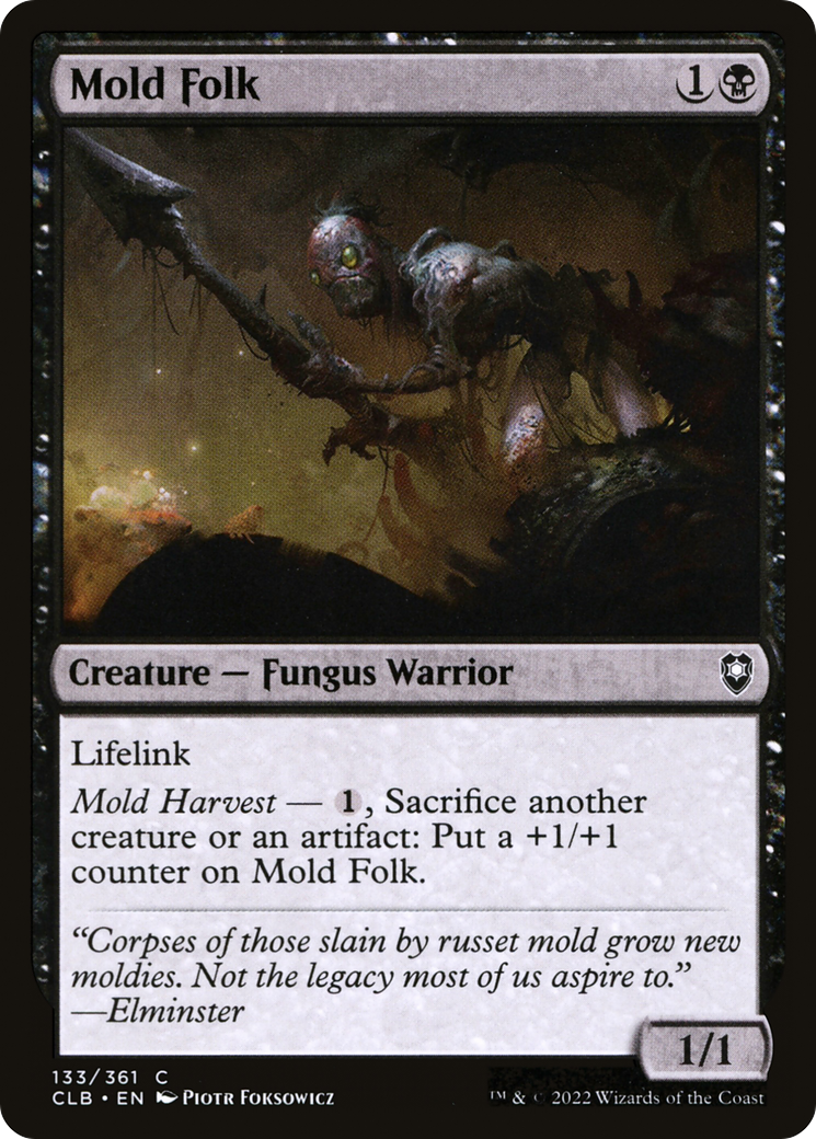 Mold Folk (CLB-133) [Commander Legends: Battle for Baldur's Gate] Foil MTG Single Wizards of the Coast