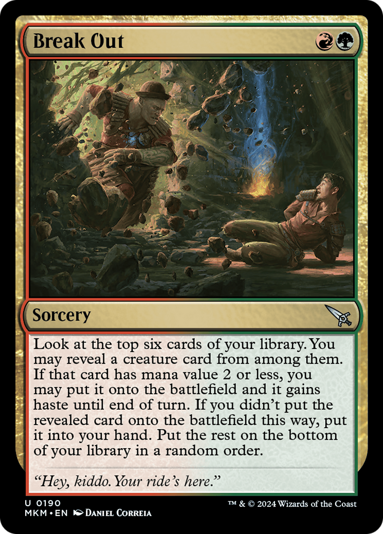 Break Out (a) (MKM-190) [Murders at Karlov Manor] MTG Single Wizards of the Coast