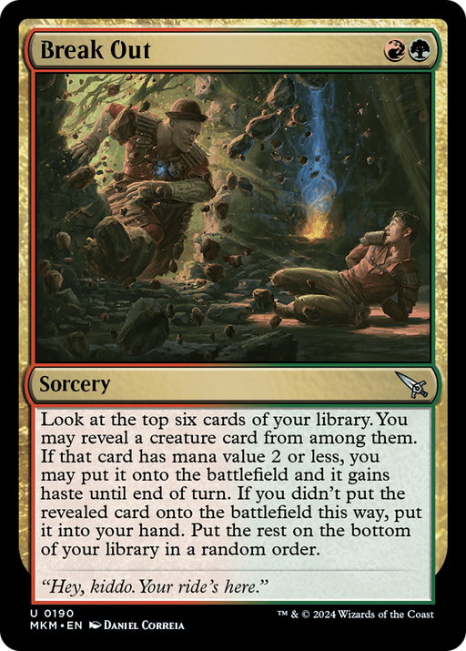 Break Out (a) (MKM-190) [Murders at Karlov Manor] MTG Single Wizards of the Coast