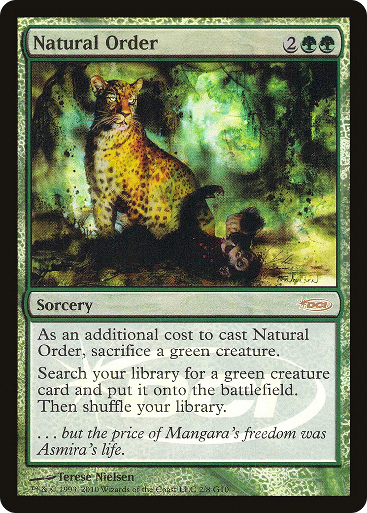Natural Order (JDG-002) [Misc] Judge Gift Cards 2010 Foil MTG Single Wizards of the Coast