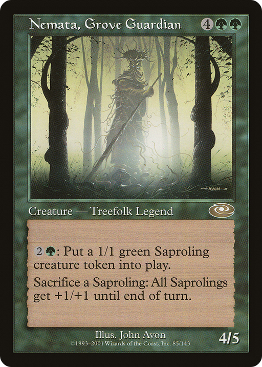 Nemata, Grove Guardian (PLS-085) [Planeshift] MTG Single Wizards of the Coast