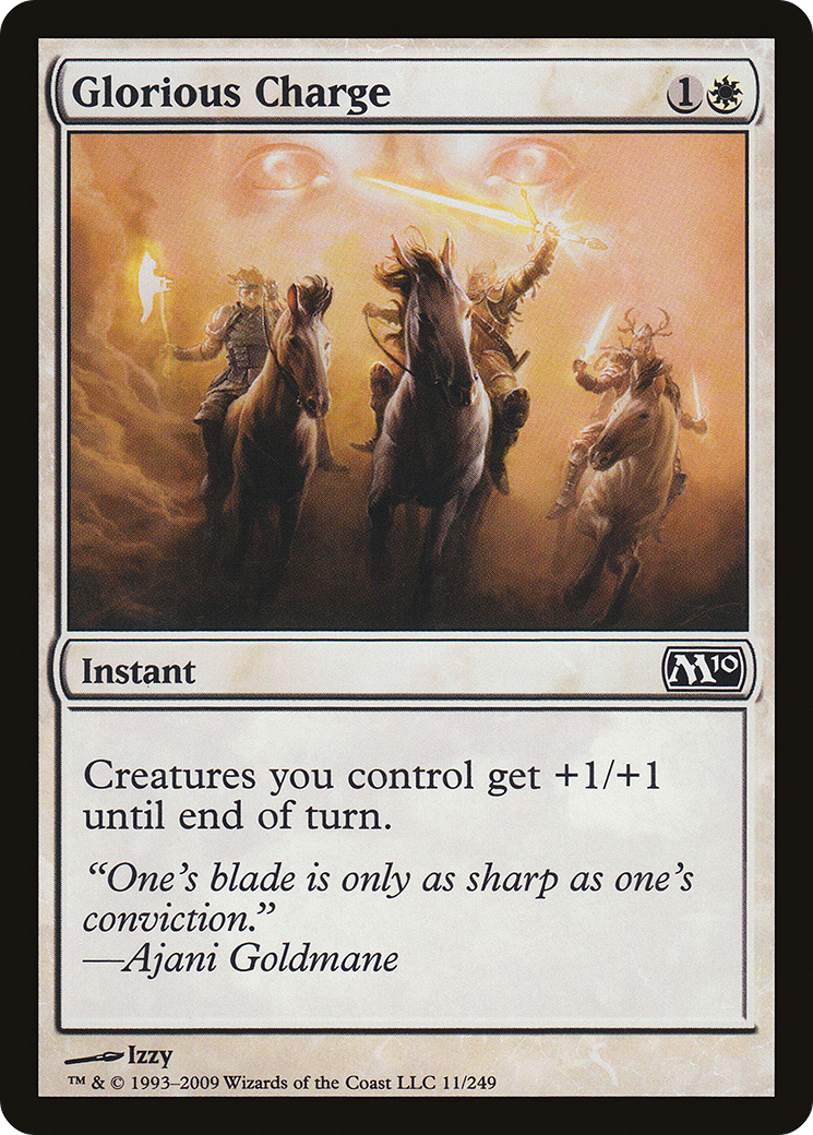 Glorious Charge (M10-011) [Magic 2010] MTG Single Wizards of the Coast