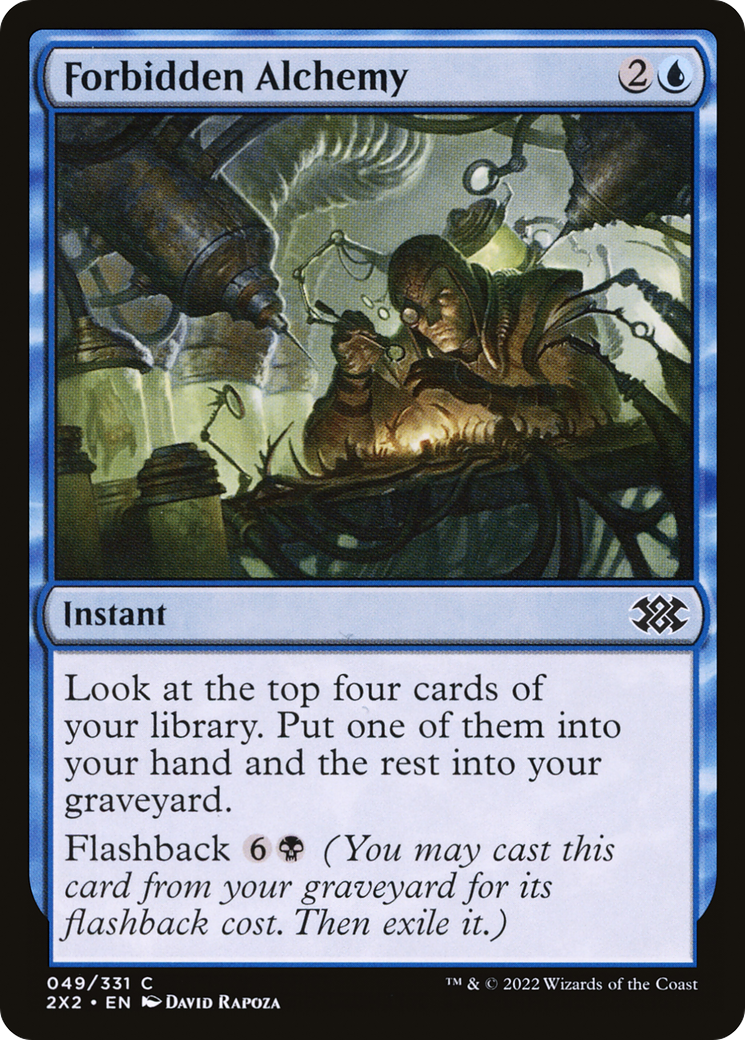 Forbidden Alchemy (2X2-049) [Double Masters 2022] Foil MTG Single Wizards of the Coast