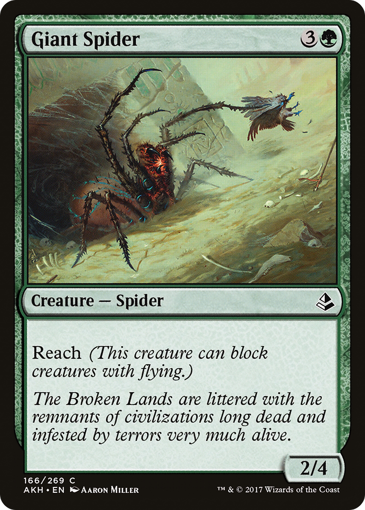 Giant Spider (AKH-166) [Amonkhet] Foil MTG Single Wizards of the Coast