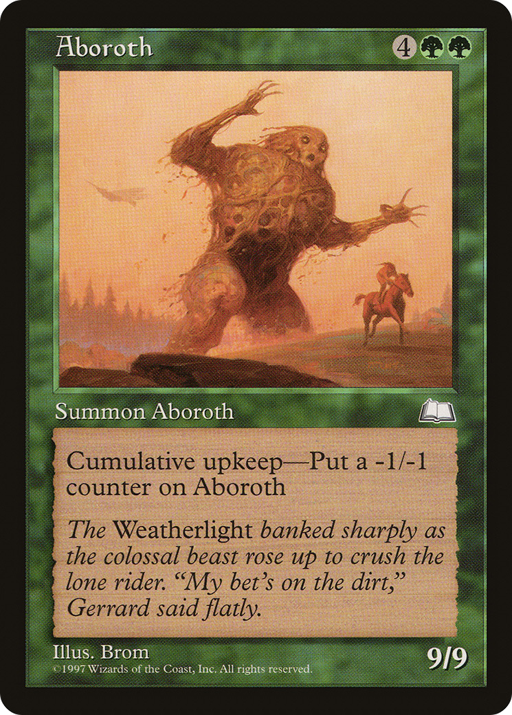 Aboroth [Weatherlight] MTG Single Magic: The Gathering