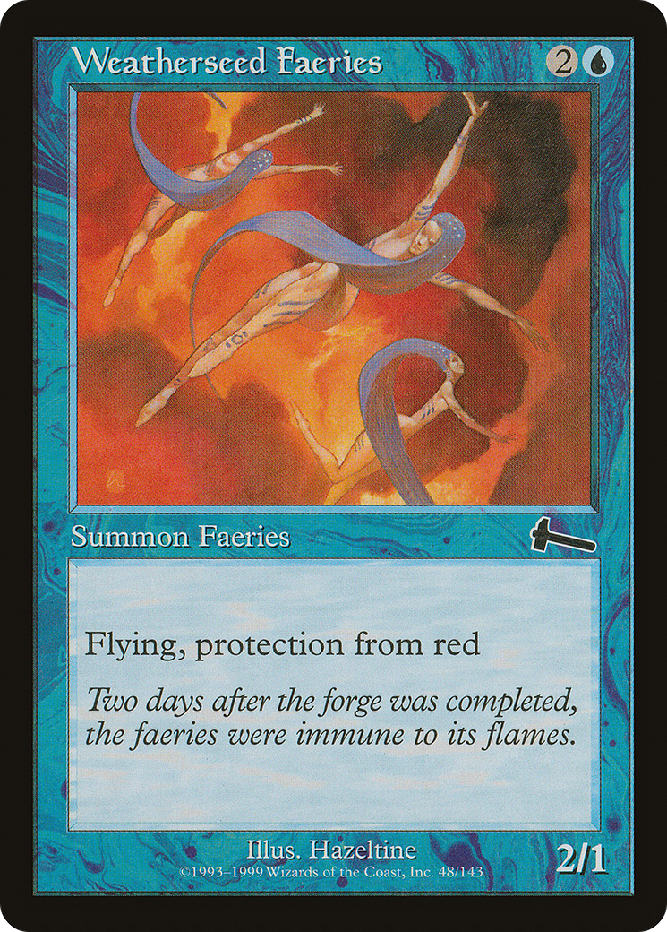 Weatherseed Faeries (ULG-048) [Urza's Legacy] MTG Single Wizards of the Coast