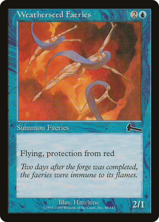 Weatherseed Faeries (ULG-048) [Urza's Legacy] MTG Single Wizards of the Coast