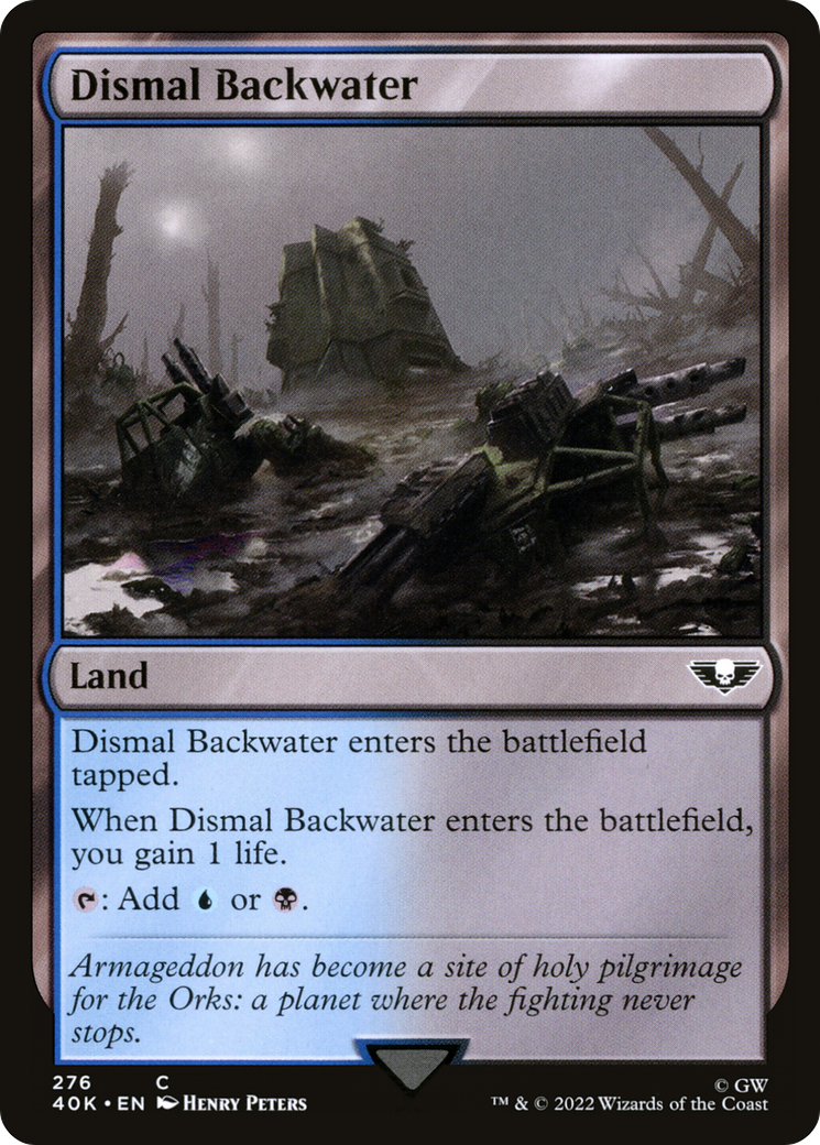 Dismal Backwater (40K-276) [Warhammer 40,000 Commander] MTG Single Wizards of the Coast