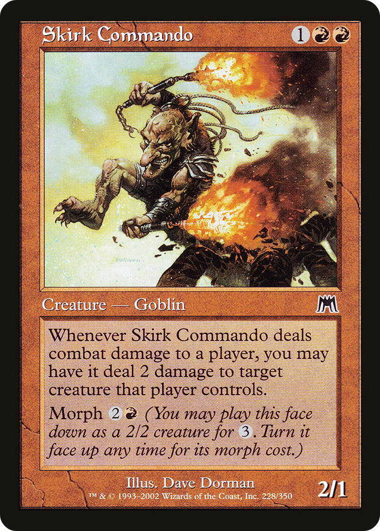 Skirk Commando (ONS-228) [Onslaught] Foil MTG Single Wizards of the Coast