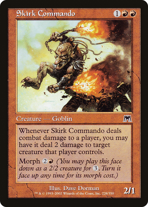 Skirk Commando (ONS-228) [Onslaught] Foil MTG Single Wizards of the Coast