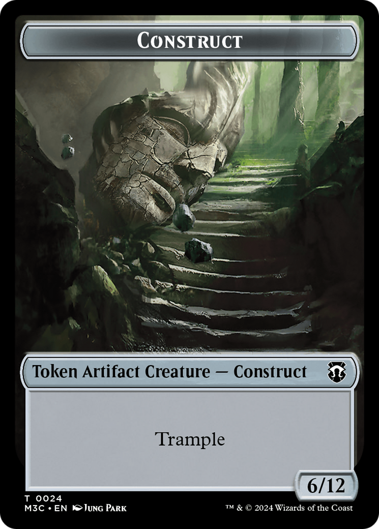 Construct (TM3C-024) [Tokens] Modern Horizons 3 Commander Tokens Foil MTG Single Wizards of the Coast