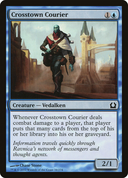 Crosstown Courier (RTR-034) [Return to Ravnica] MTG Single Wizards of the Coast