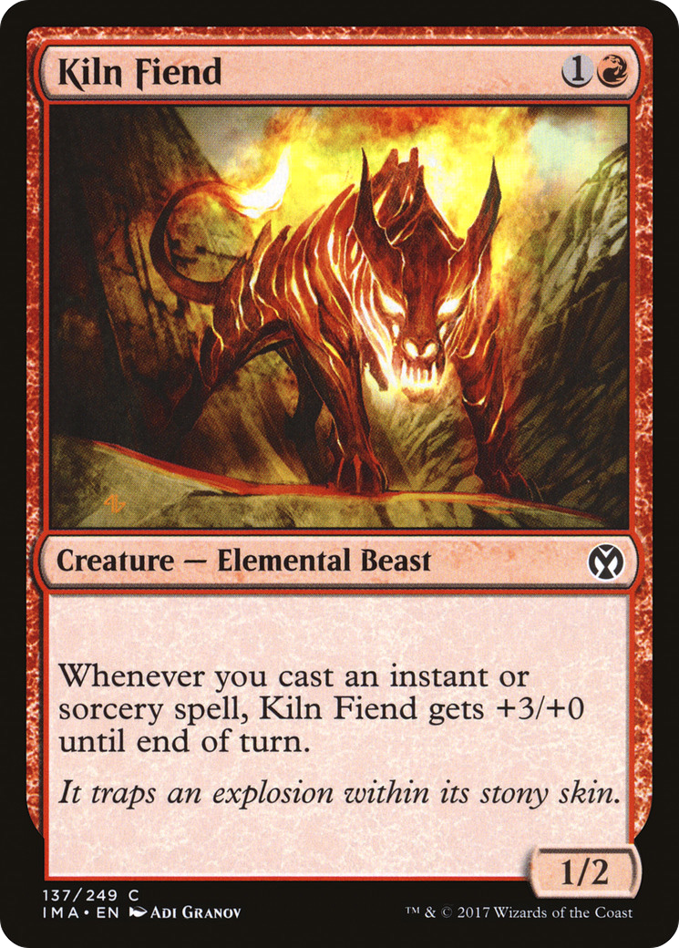 Kiln Fiend (IMA-137) [Iconic Masters] MTG Single Wizards of the Coast