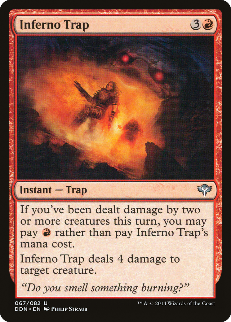 Inferno Trap (DDN-067) [Misc] Duel Decks: Speed vs. Cunning MTG Single Wizards of the Coast