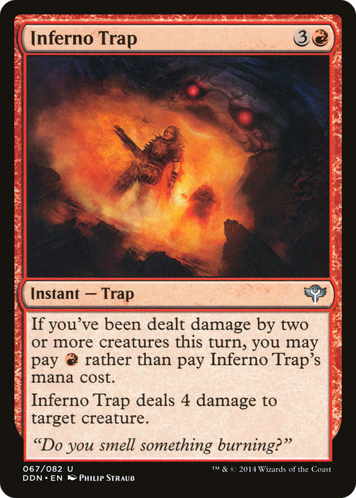 Inferno Trap (DDN-067) [Misc] Duel Decks: Speed vs. Cunning MTG Single Wizards of the Coast