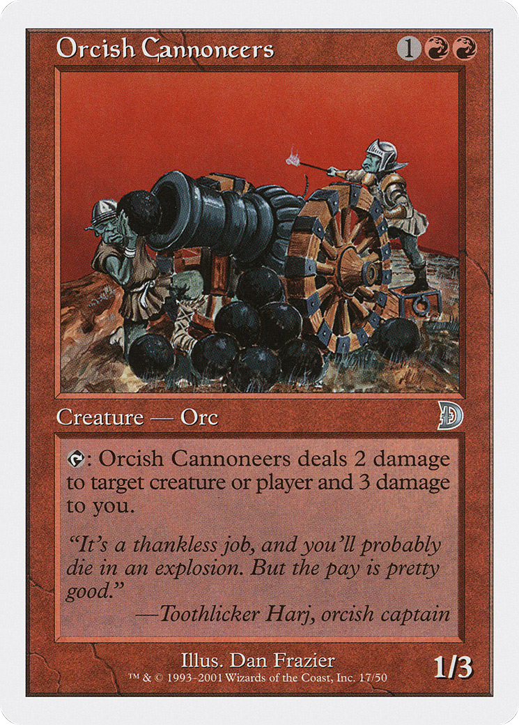 Orcish Cannoneers (DKM-017) [Misc] Deckmasters MTG Single Wizards of the Coast
