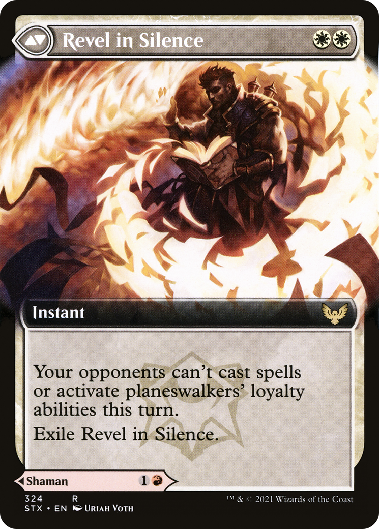 Flamescroll Celebrant (STX-324) [Strixhaven: School of Mages] (Extended Art) MTG Single Wizards of the Coast