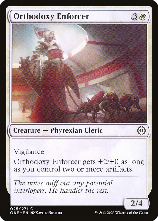 Orthodoxy Enforcer (ONE-025) [Phyrexia: All Will Be One] Foil MTG Single Wizards of the Coast