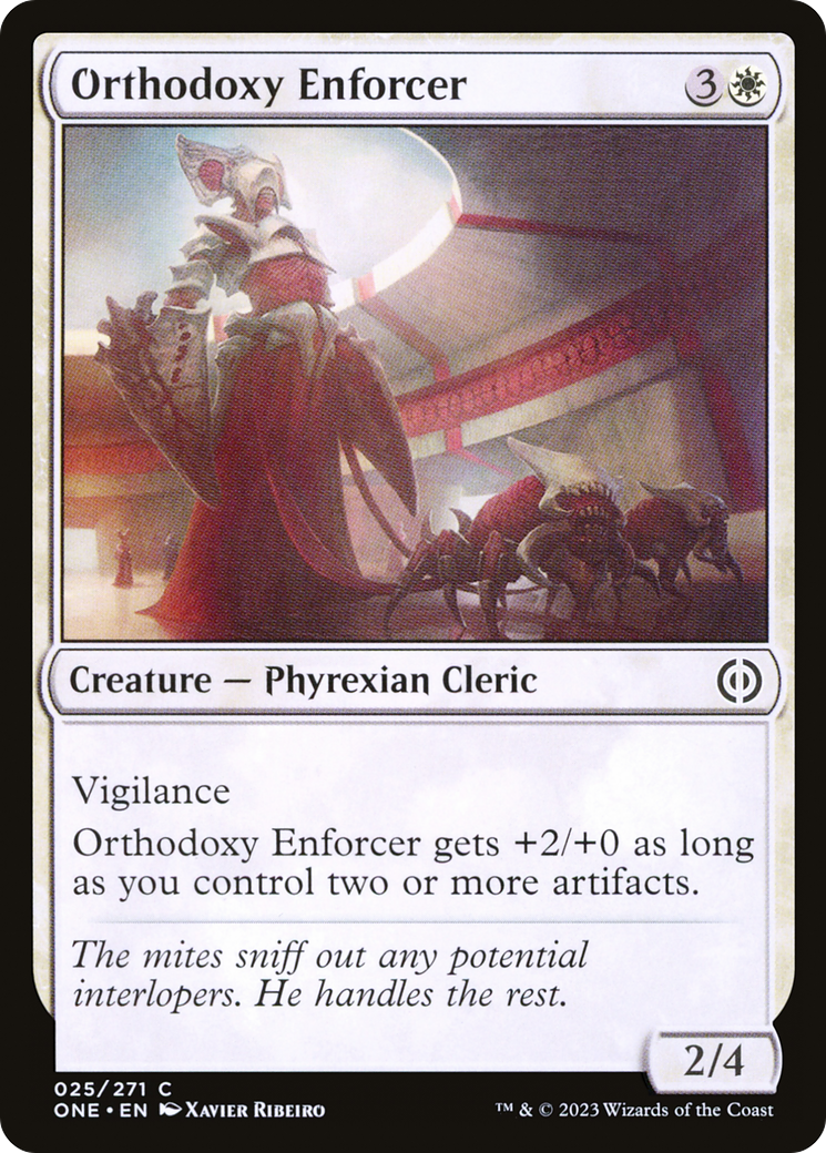 Orthodoxy Enforcer (ONE-025) [Phyrexia: All Will Be One] MTG Single Wizards of the Coast