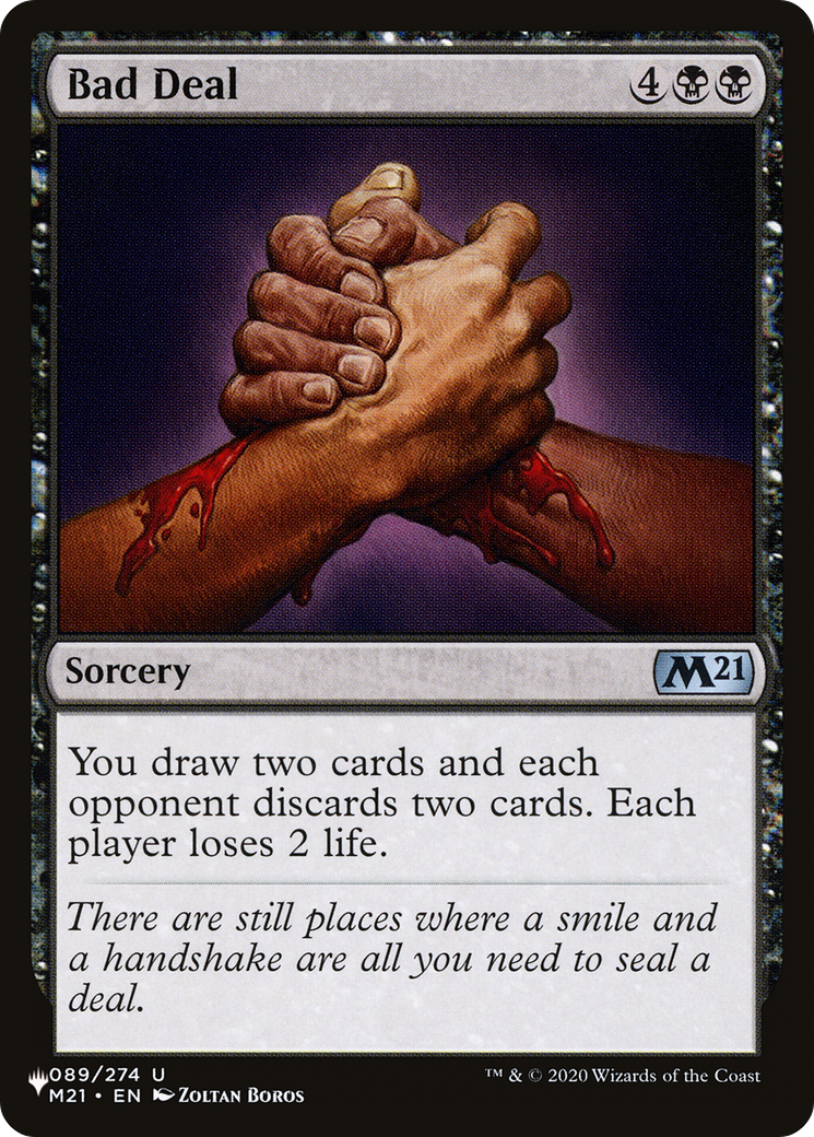 Bad Deal (LIST-M21-89) [Mystery Booster] The List MTG Single Wizards of the Coast