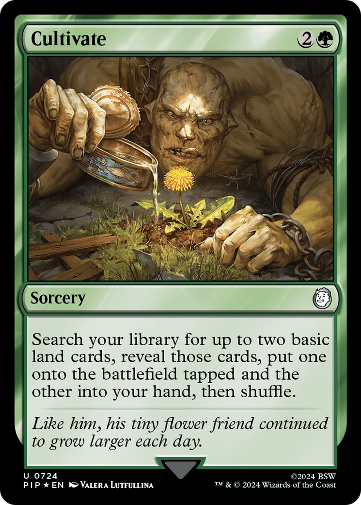 Cultivate (Surge Foil) (PIP-724) [Fallout] Foil MTG Single Wizards of the Coast