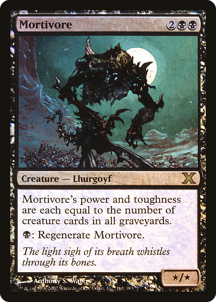 Mortivore (10E-161★) [Tenth Edition] Foil MTG Single Wizards of the Coast