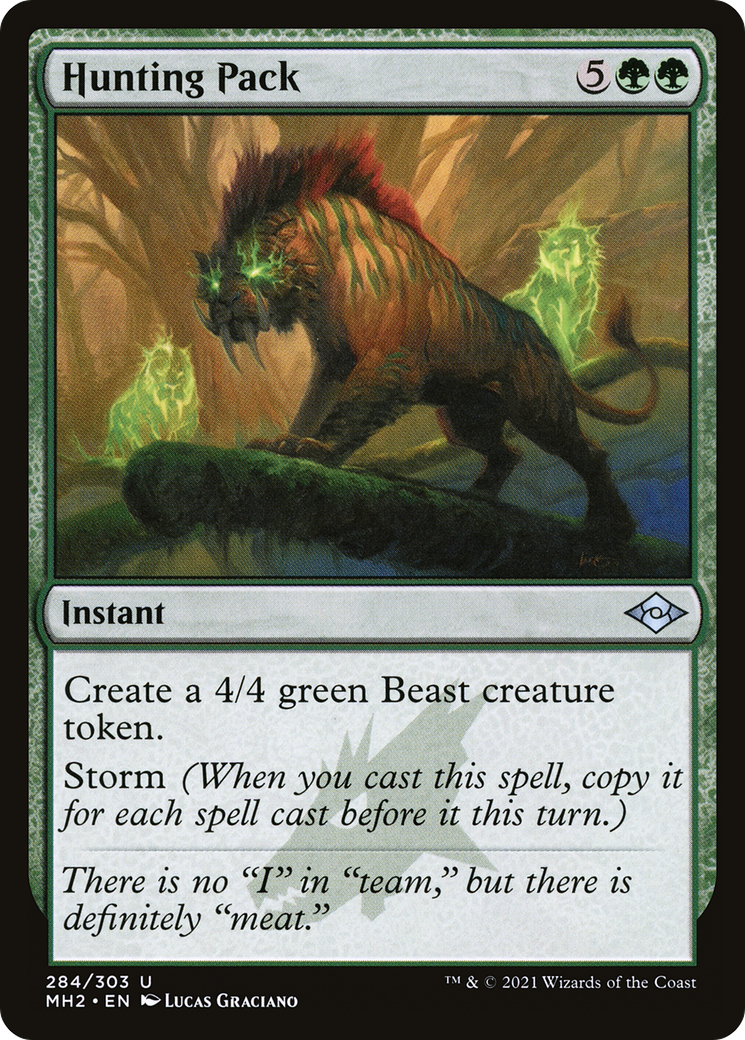 Hunting Pack (MH2-284) [Modern Horizons 2] MTG Single Modern Horizons 2