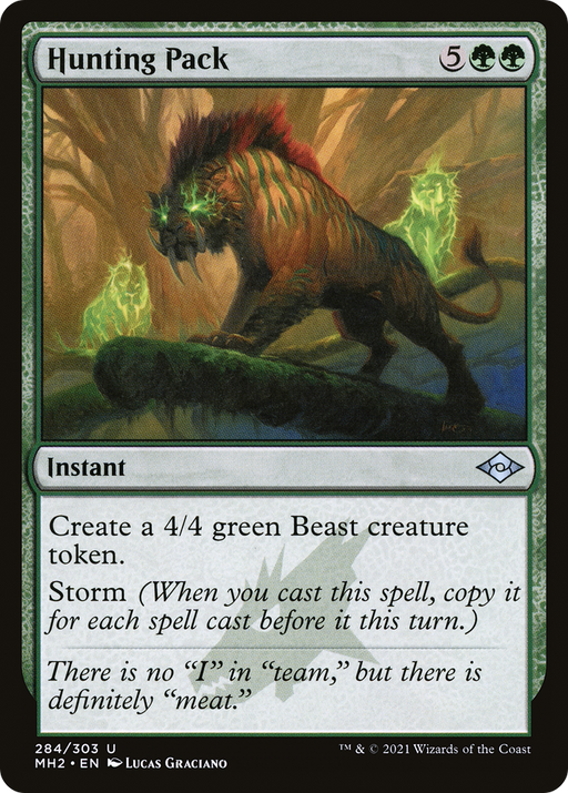 Hunting Pack (MH2-284) [Modern Horizons 2] MTG Single Modern Horizons 2