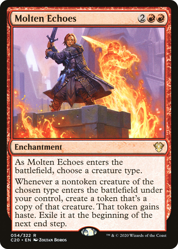 Molten Echoes (C20-054) [Commander 2020] MTG Single Wizards of the Coast
