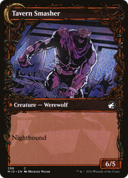 Tavern Ruffian (MID-296) [Innistrad: Midnight Hunt] (Showcase) Foil MTG Single Wizards of the Coast