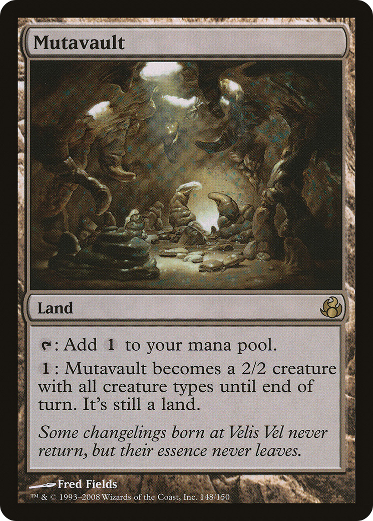 Mutavault (MOR-148) [Morningtide] Foil MTG Single Wizards of the Coast